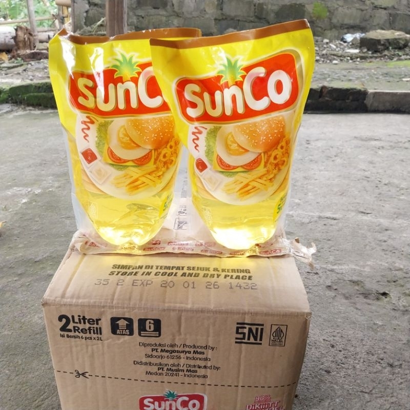 

(JOGJA-JATENG) SUNCO REFILL POUCH 2LITER MINYAK GORENG BAIK PALING BENING NEMPEL DIKIT DIMAKANAN