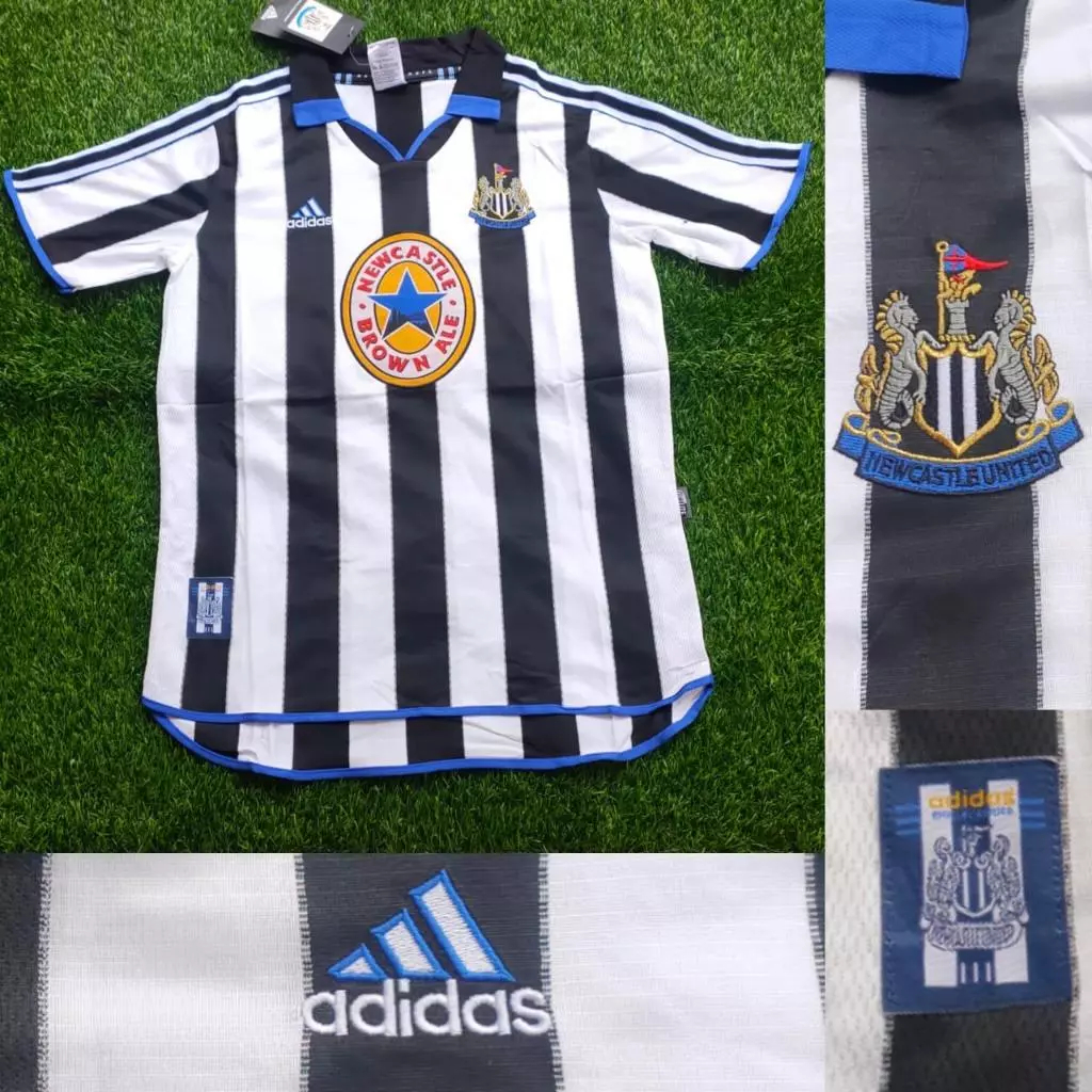 JERSEY RETRO VINTAGE NEWCASTLE HOME 1999/2000 GRADE ORI CLASSIC