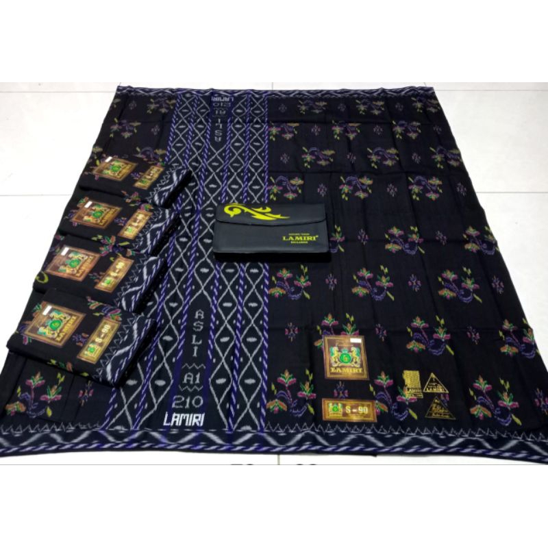 Sarung Sutra lamiri full Sutra basah type MST kembangan