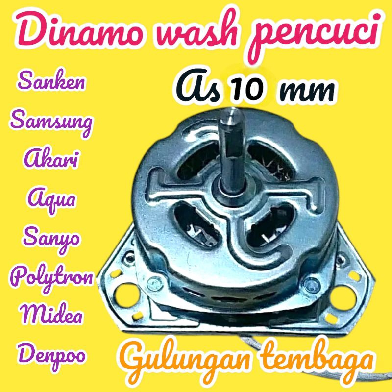 DINAMO WASH /PENCUCI AS 10MM MESIN CUCI SANKEN  Akari Dempo
