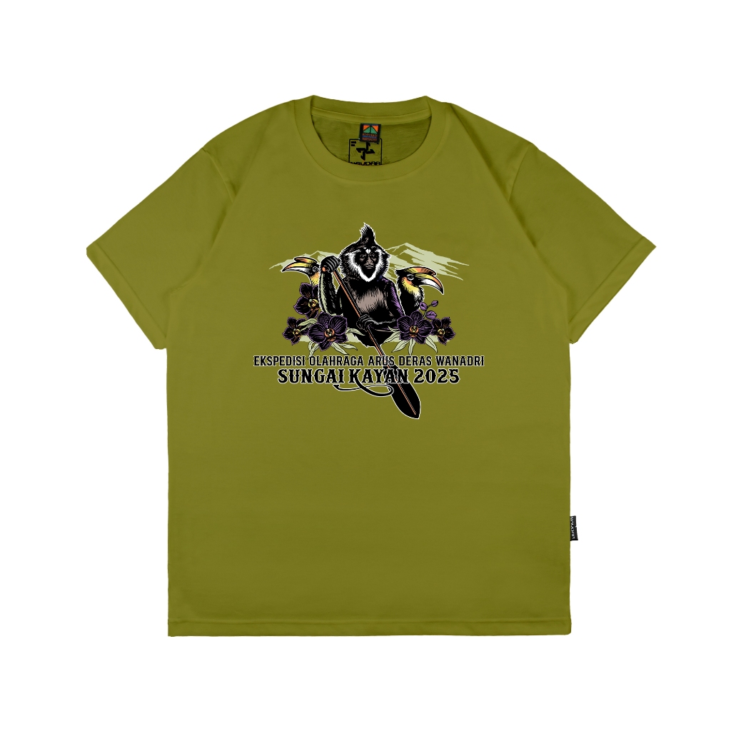 Kaos Ekspedisi ORAD Sungai Kayan Wanadri GOLDEN LIME-NAVDAR