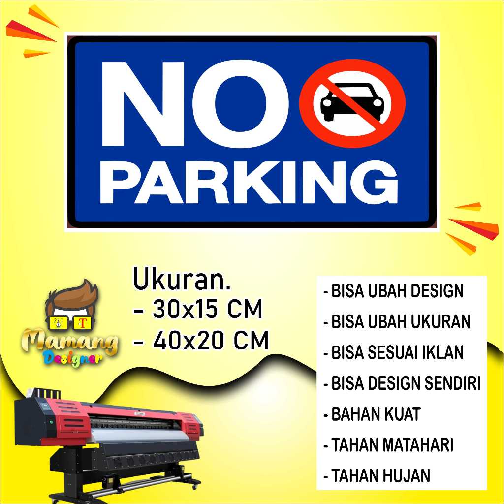 

Cetak Sticker Untuk di Area Dilarang Parkir Biru