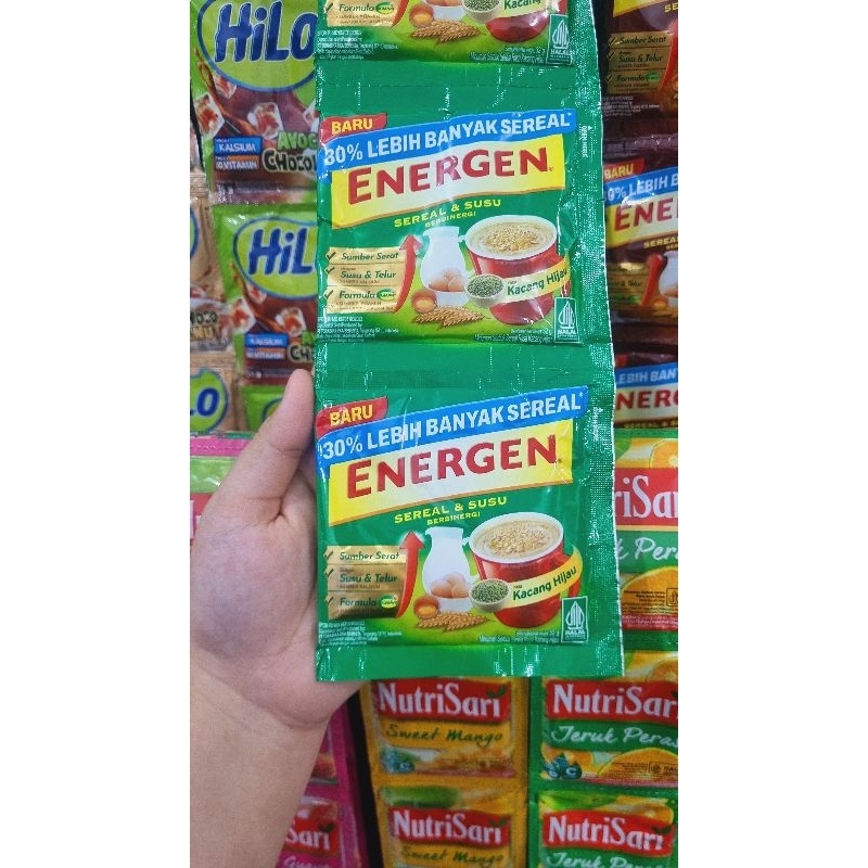 

Energen Sereal Renceng. Satu renceng isi 10pcs