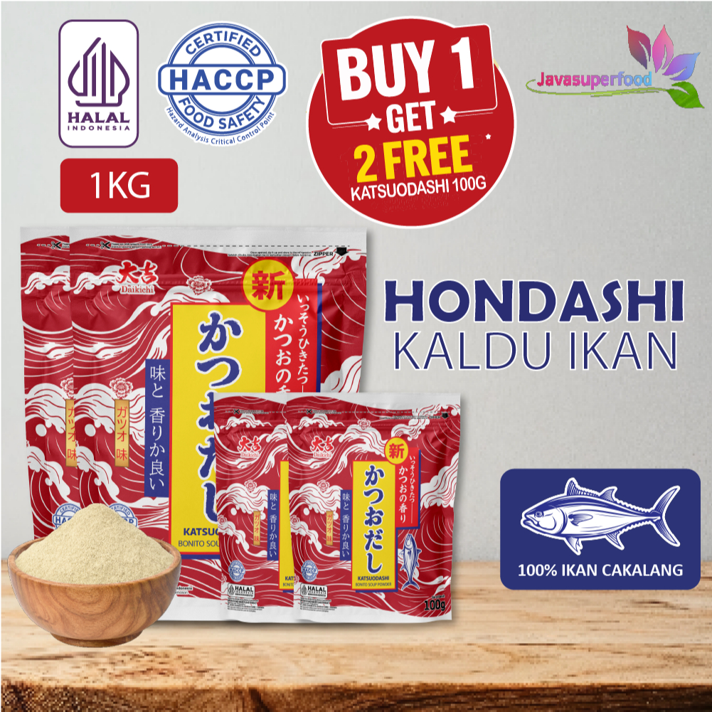 

[HALAL] HONDASHI KATSUODASHI MERAH BONITO SOUP POWDER / BUMBU IKAN / BUBUK KALDU IKAN BONITO KERING / BUBUK KATSUOBUSHI / IKAN CAKALANG / MARUMOTO