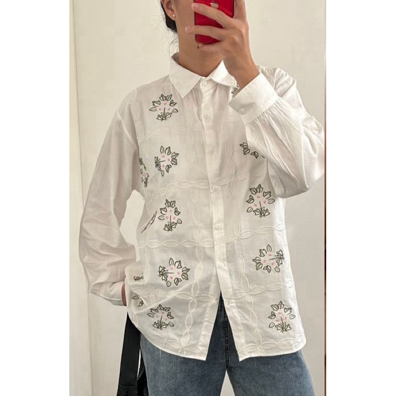 Embroidery Twill Shirt Kode: 80309 + Uniqul Ld: 114cm by Biu.co