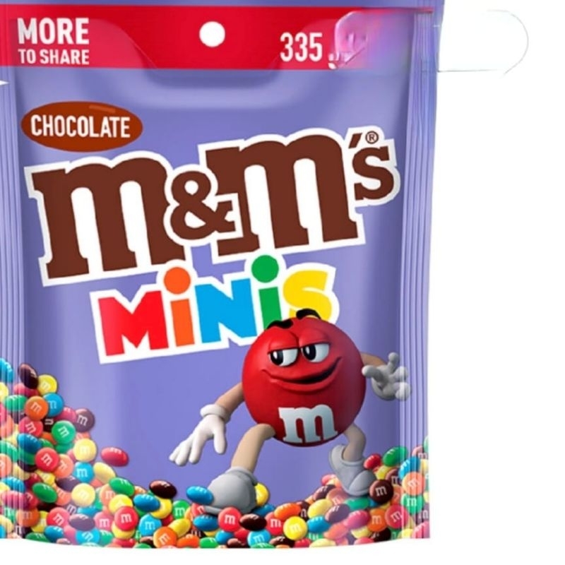 

M&M's mini's chocolate 335g / m&m's Australia / coklat australia