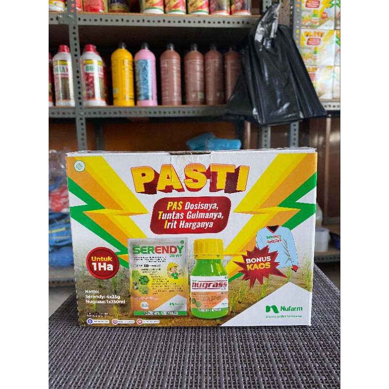 Herbisida selektif _ paket serendy , serendy dan nugrass