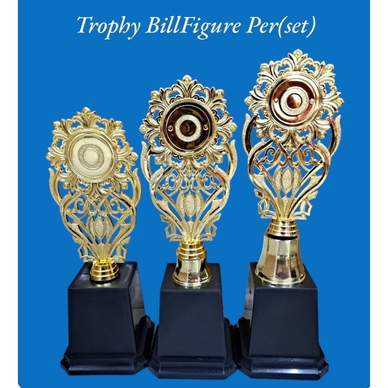 Piala Wisuda / Piala Murah Per Set / Piala BillFigure / Piala Custom Per Set (1set = 3bh)
