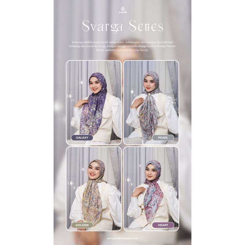 SVARGA SCARF BY ARABELLE // SCARF LEBARAN 2025