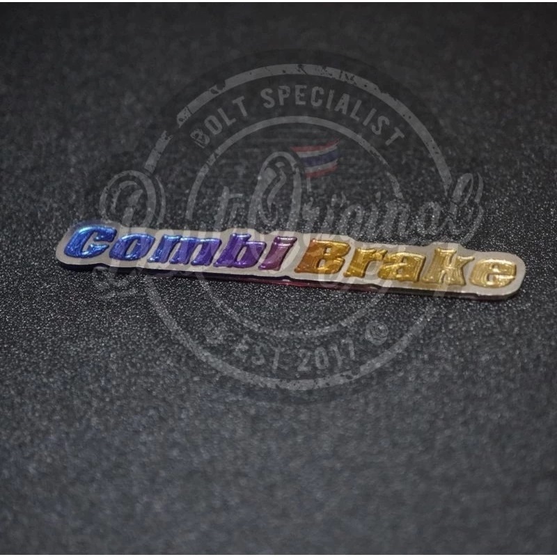Emblem Titanium Combi Brake CombiBrake Honda Original Vietnam