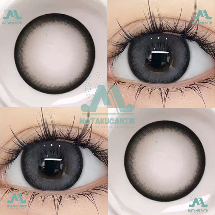 Softlens Grey Cheers Diameter 14,5 mm Big Eye Efect | Soflens Grey Mata Boneka | Soflen Abu Abu Ring