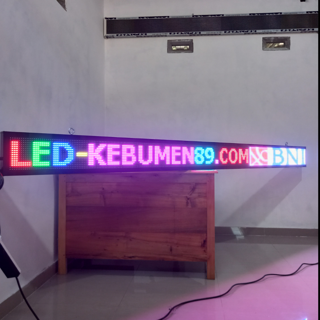 Running text 360X20cm outdoor full color RGB P10