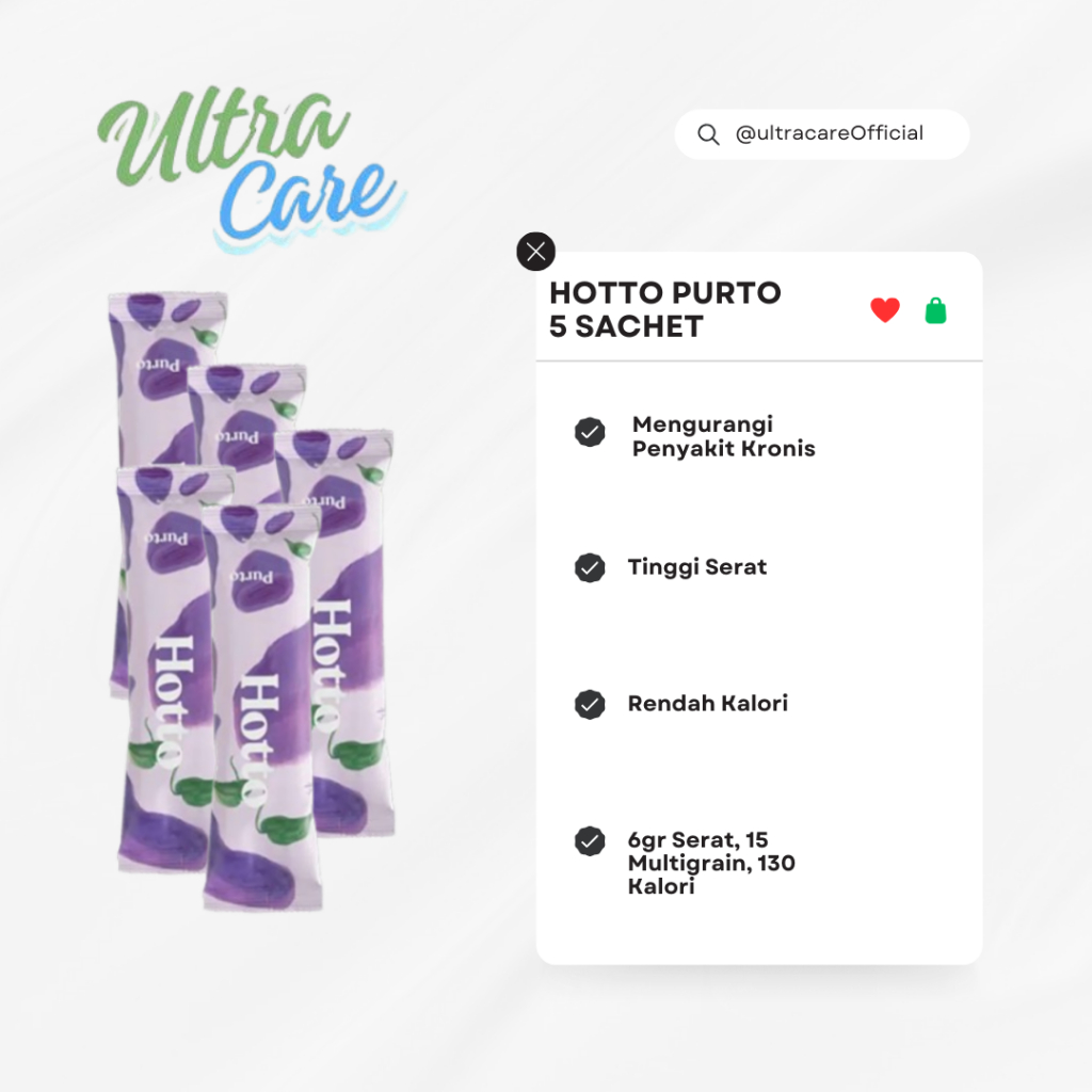 

HOTTO PURTO MULTIGRAIN WITH PURPLE POTATO 5 SACHET