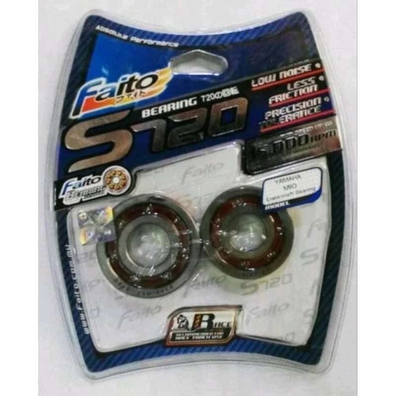 Original Bearing Laher Kruk As Crankshaft FAITO S720 Laker Krukas Ker As Mio Sporty Mio Smile Mio So