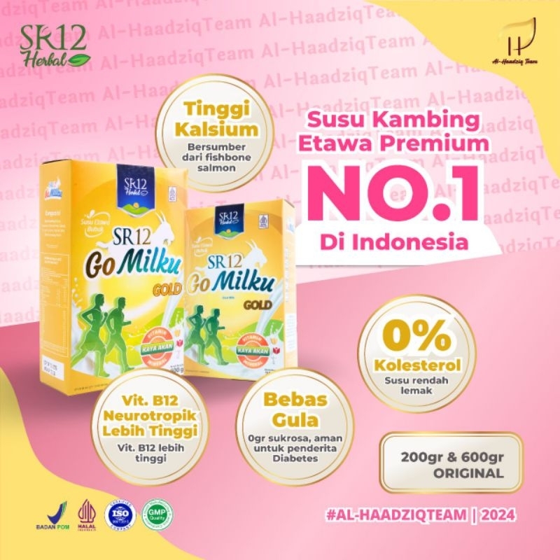 

GO MILKU GOLD SR12 | SUSU KAMBING PREMIUM | SUSU UNTUK TULANG | LANSIA