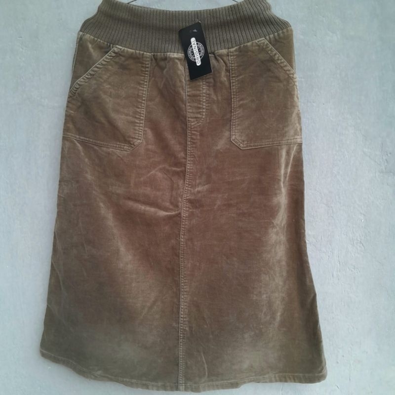rok jeans second warna army