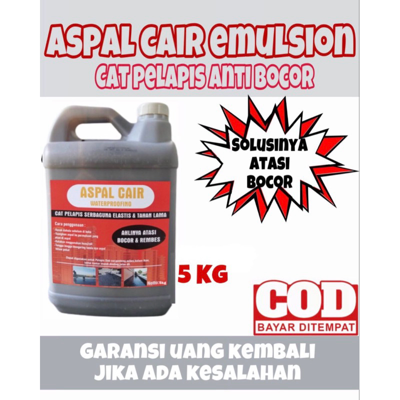 ASPAL CAIR ANTI BOCOR DAN REMBES 5KG