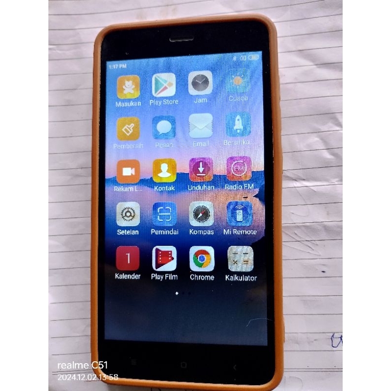 HP xiomi redmi 4a normal ,bekas layak pakai, batangan tanpa charger,yotube lancar ram 2/16