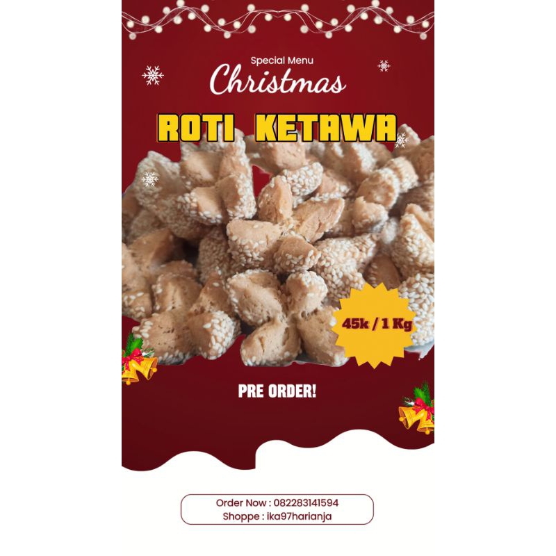 

Roti Ketawa Gulaan Natal 45k/1Kg