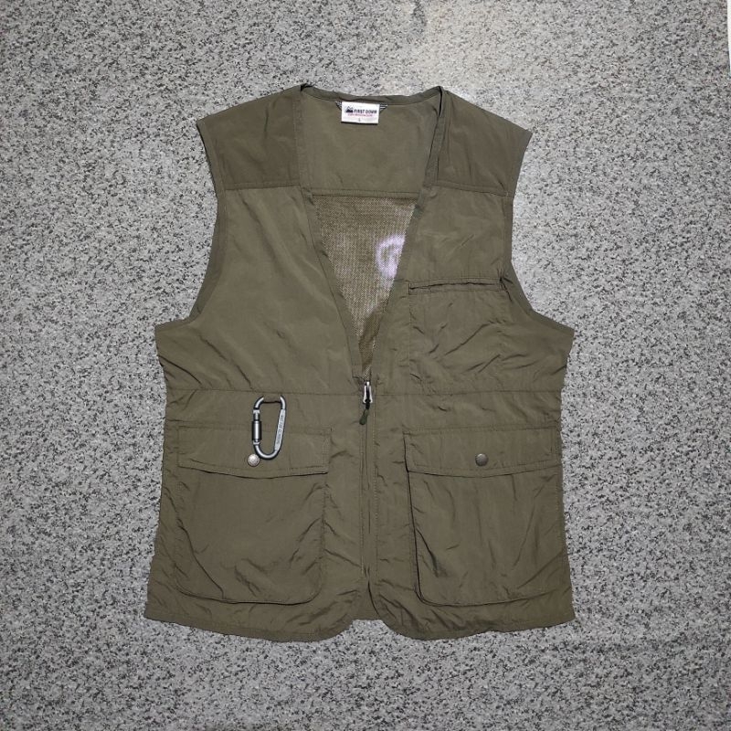 Rompi Vest Multipocket Vintage First Down Second