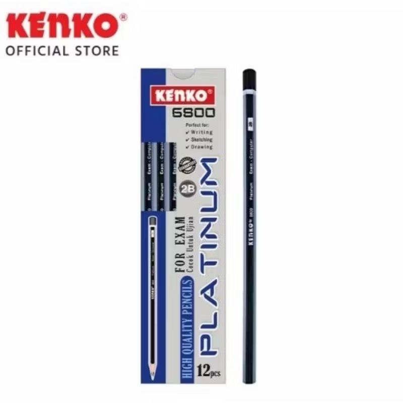 

Pensil 2B 6800 PLATINUM KENKO