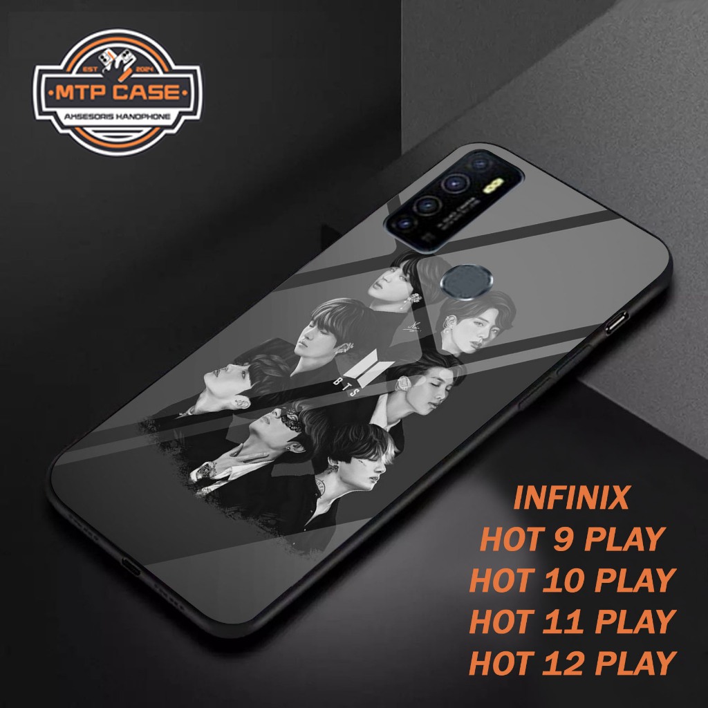 MTPCase - Case INFINIX HOT 9Play/10Play/11Play/12Play Terbaru - Fashion Case BTS Casing Hp Case Mura