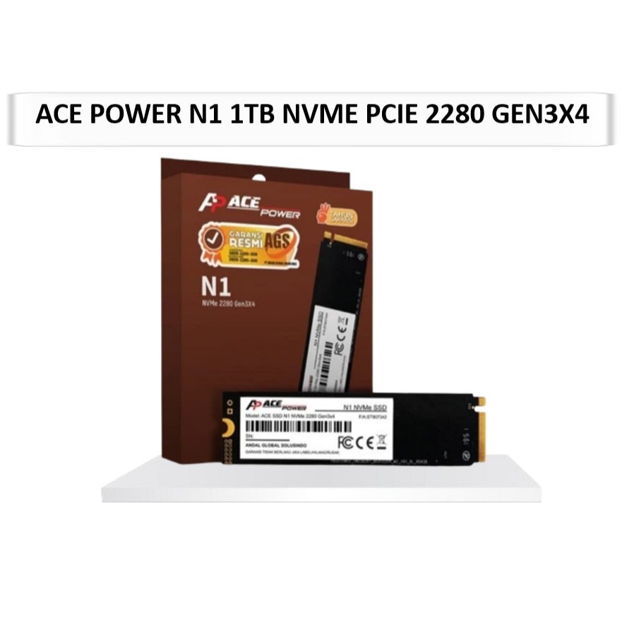 SSD NVME Ace Power SSD N1 M.2 NVME 1TB Gen3 x4 2280