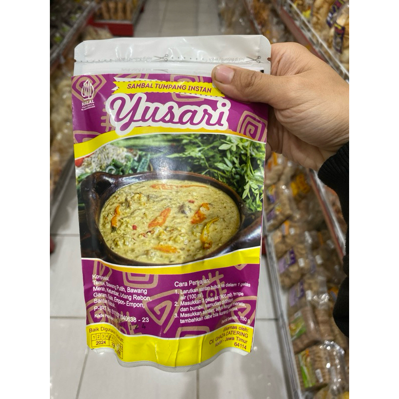 

Sambal Tumpang Instan Berat 150 Gram