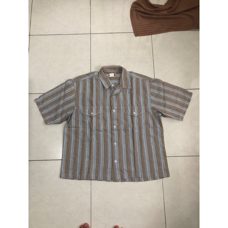 kemeja vintage budweiser