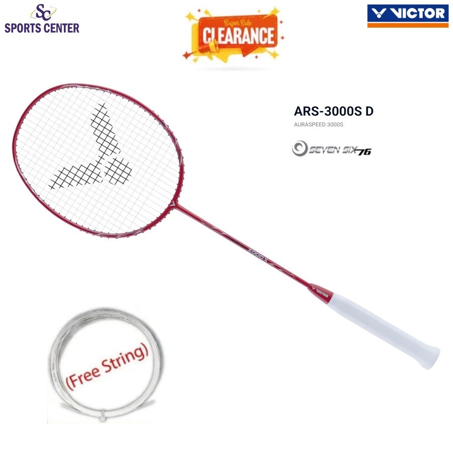 Clear Sale Raket Badminton Victor Auraspeed 3000S D / ARS-3000S D