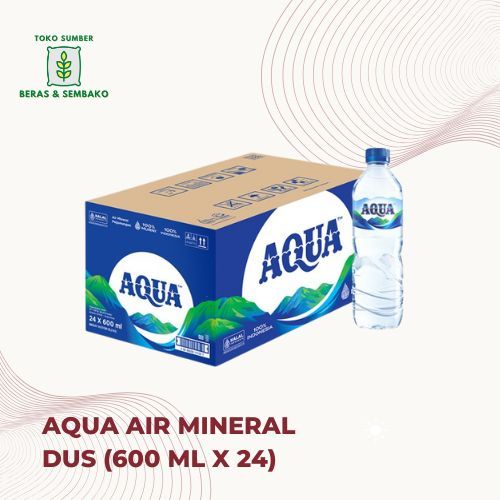 

Aqua air mineral dus (600 ml x 24 botol)