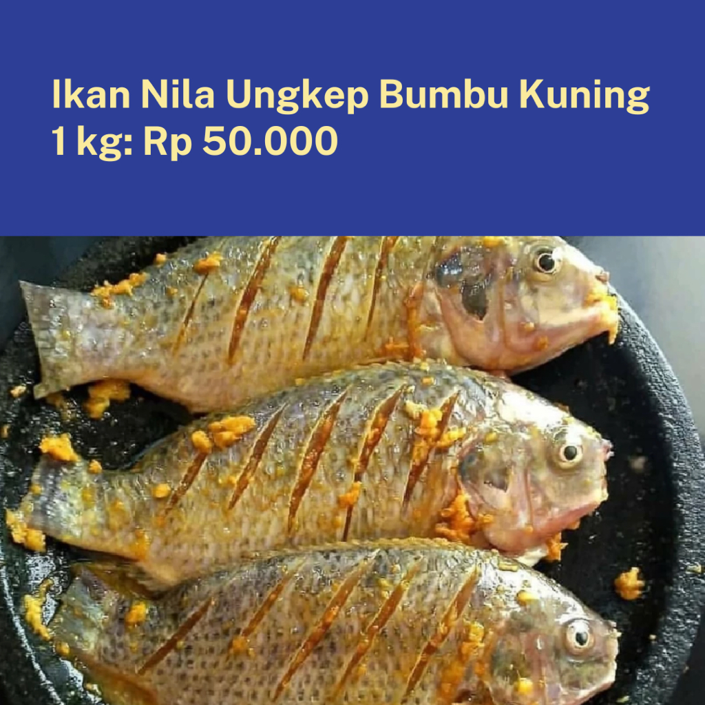 

Ikan Nila Ungkep Bumbu Kuning Fresh