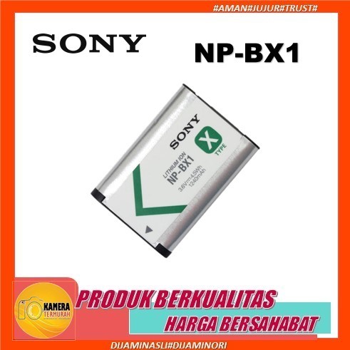 Baterai Sony Np-Bx1 for charger bc csx dsc h400 hx300 rx100 batre rx1 wx300 HDR as15 as10 cx405 hx35