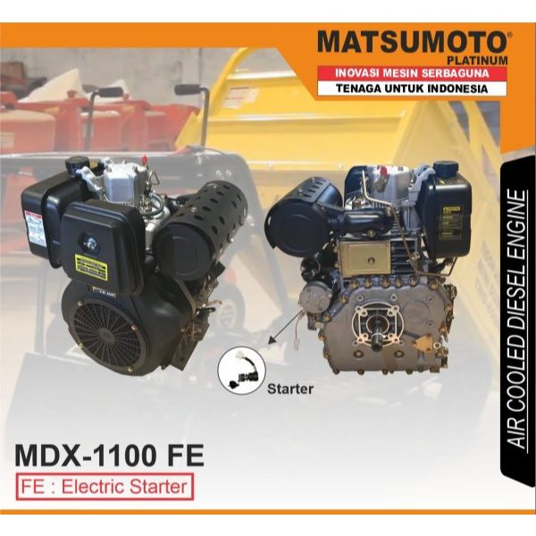 Engine Solar Matsumoto Platinum MDX1100FE Starter - 18HP