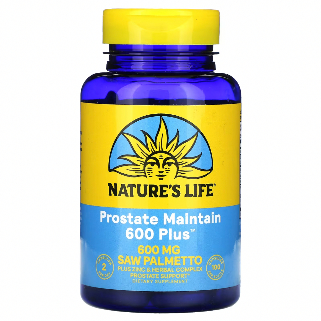 Nature's Life Prostate Maintain 600 Plus Saw Palmetto