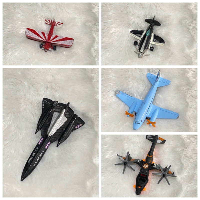 [ preloved ] diecast pesawat airplanes mainan anak matchbox maisto