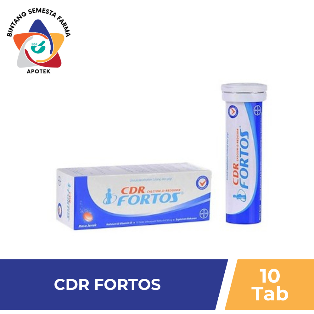 CDR FORTOS 10 TABLET - UNTUK KESEHATAN TULANG DAN GIGI