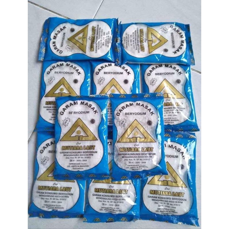 

Garam Dapur 1 Bal isi 40pack Cap Mutiara Laut