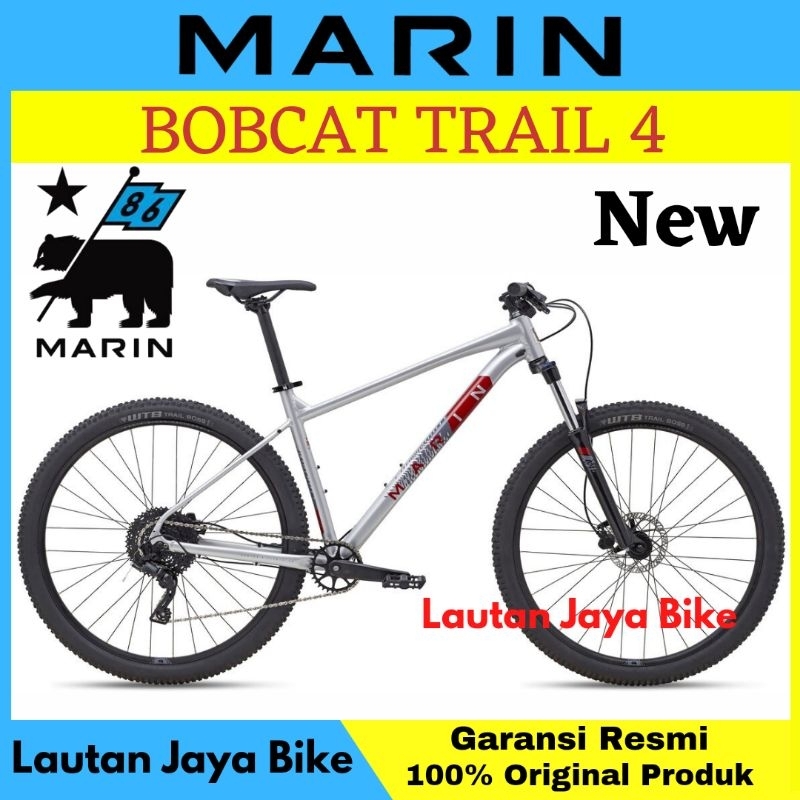 Marin Bobcat Trail 4 Silver 29 inch size M Sepeda MTB Marin