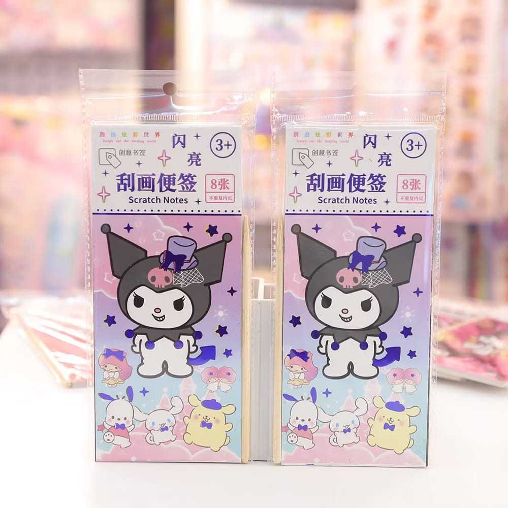 

Buku Gosok Magic Karakter Sanrio Kartun Lengkap Super Cute Lucu / Book Scratch Ajaib Berwarna Ready Banyak Pilihan Karakter Alat Tulis