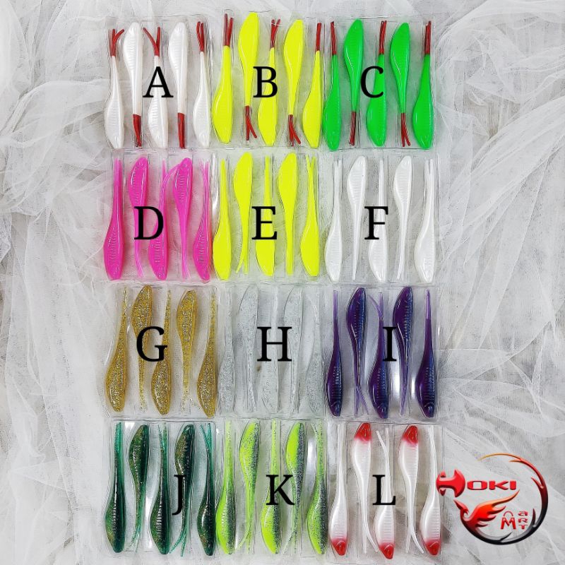 soft lure silencer 12 cm 10gr + HOOK/rep ozmy baby silincer/umpan casting Toman dan gabus