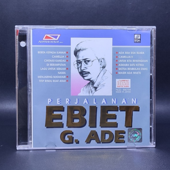 CD EBIET A ADE - PERJALANAN EBIET G ADE VOLUME I & II ORIGINAL