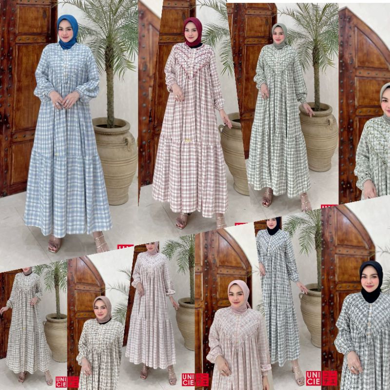 Gamis Dress Terbaru Kanza by Unicie