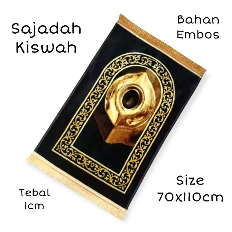 Sajadah Tebal Empuk Kiswah Sajadah Busa Turki Premium