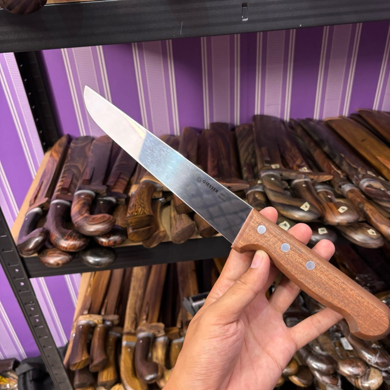 Pisau Giesser 21cm Bubinga Wood