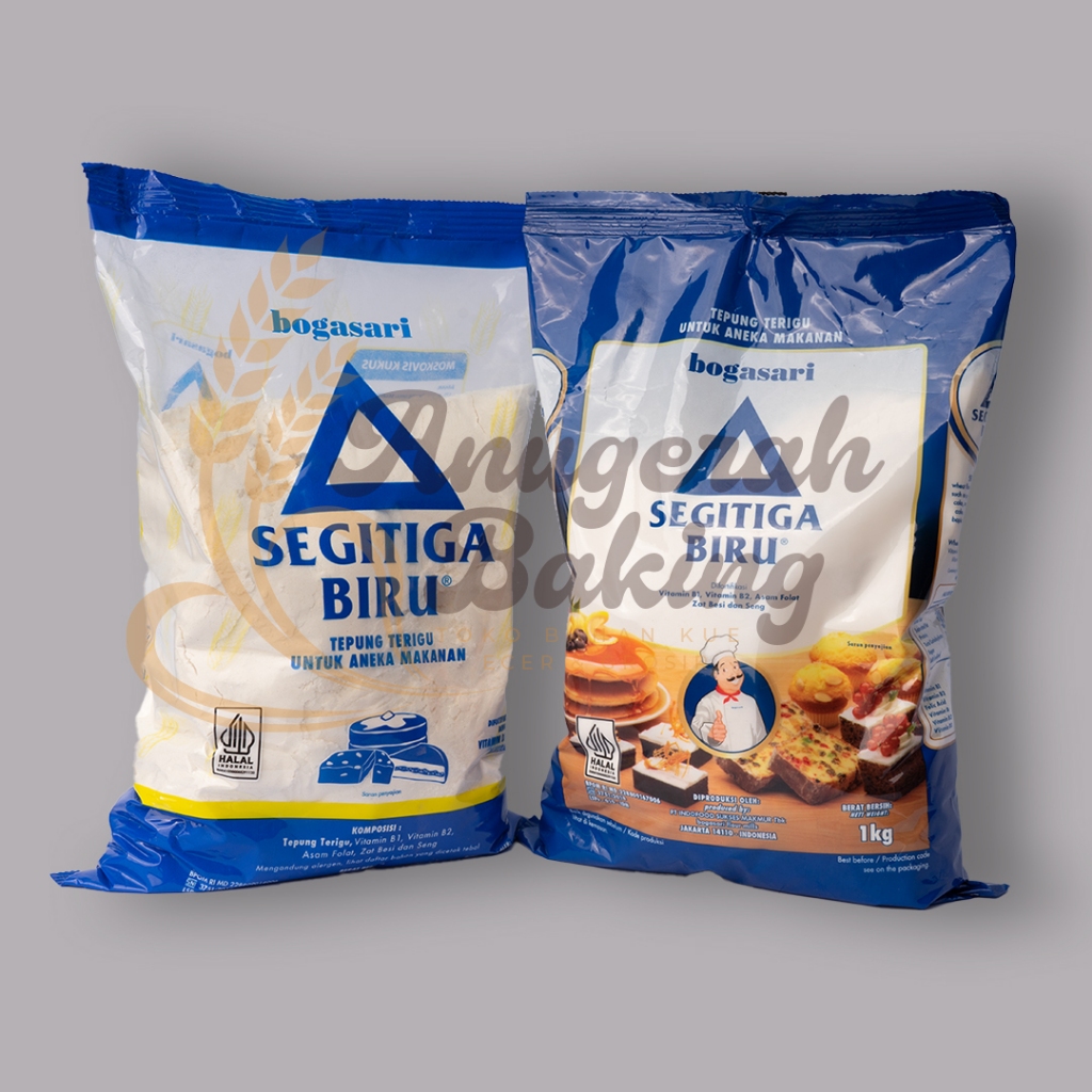 

Bogasari Segitiga Biru Tepung Terigu - Kemasan Ekonomis & Premium 1 Kg