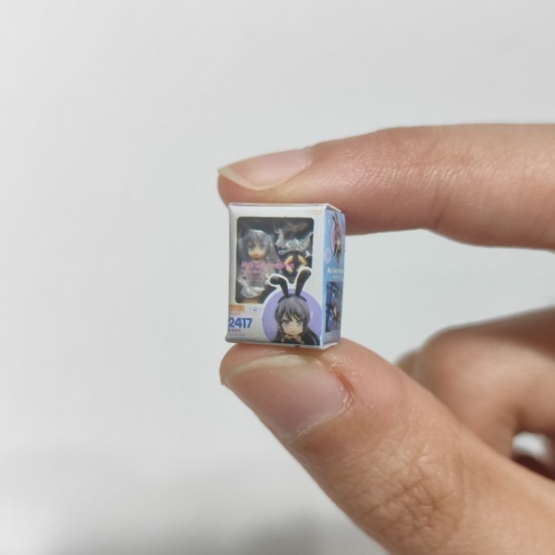 Miniatur Box Magnet 1/12 Nendoroid Aobuta Seishun Buta Yarou Mai Sakurajima