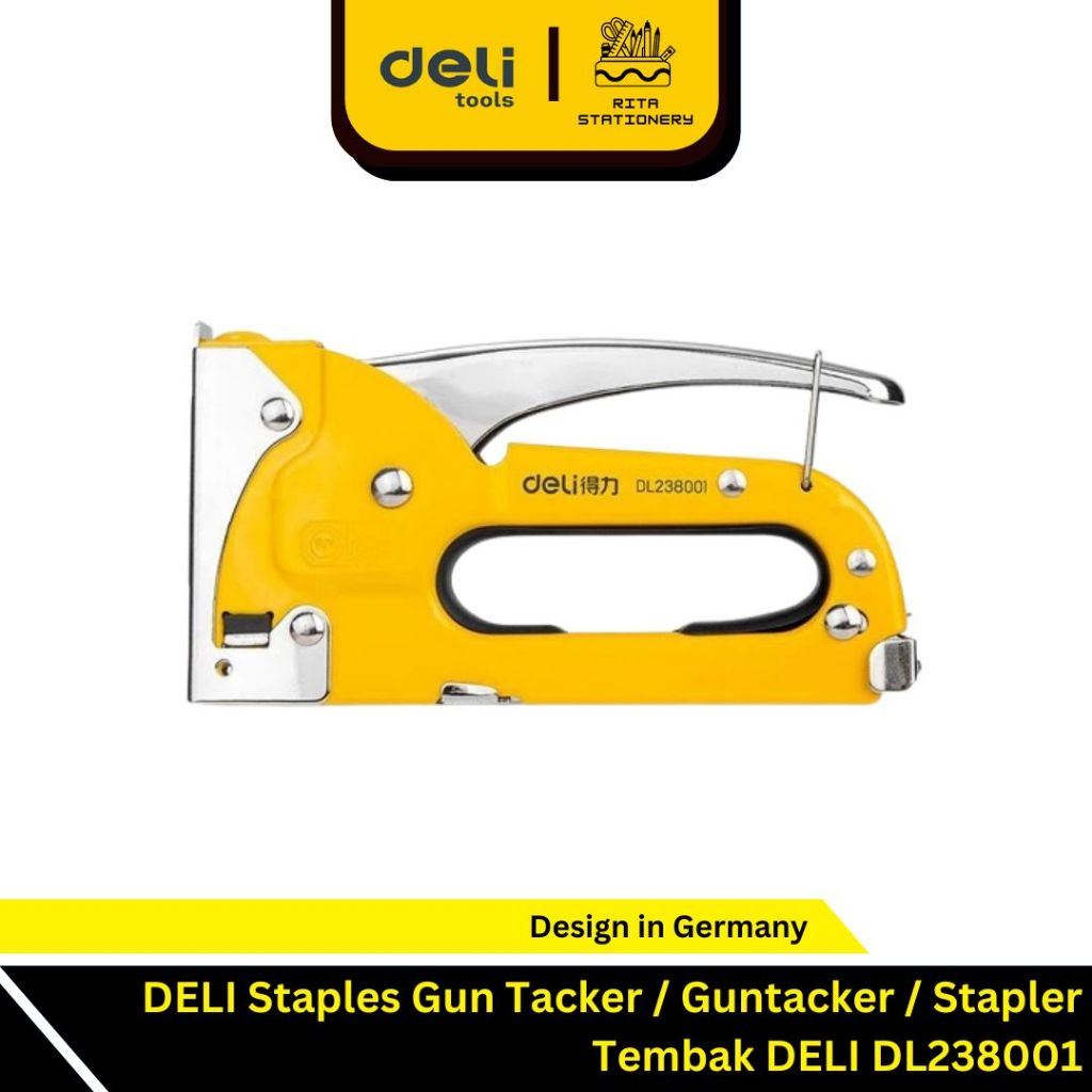 

Staples Gun Tacker / Guntacker / Stapler Tembak DELI DL238001