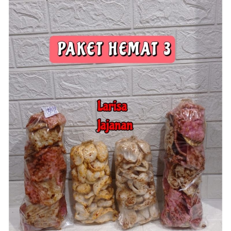 

Kerupuk melarat kerupuk pasir krupuk mlarat goreng pasir khas Cirebon PAKET HEMAT 3 mix super murah