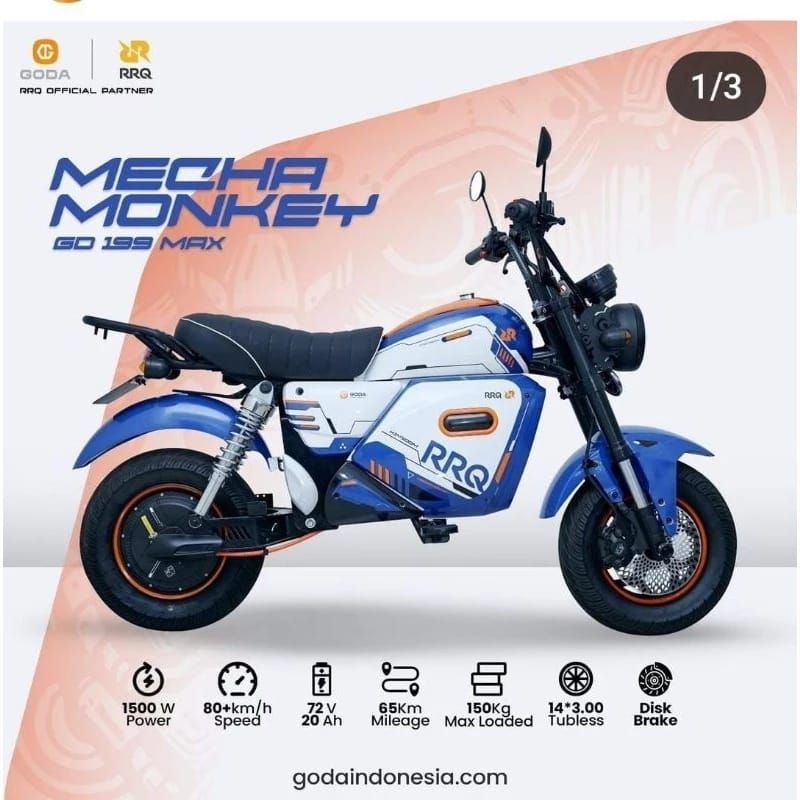 NEW MOTOR LISTRIK GODA 199 MAX MECHA KINGKONG